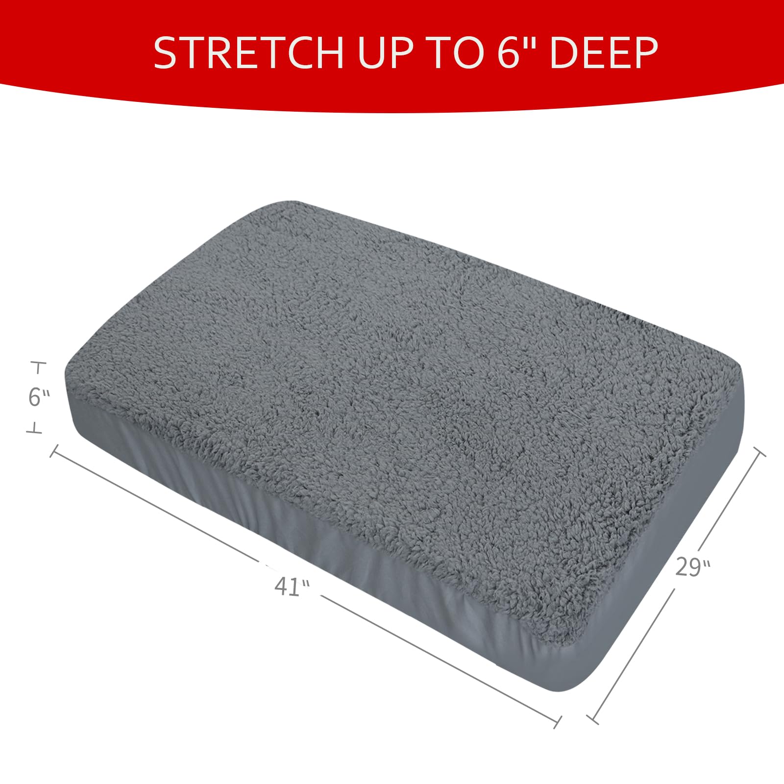 Moonsea dog bed cover machine-washable for easy care and durability.
