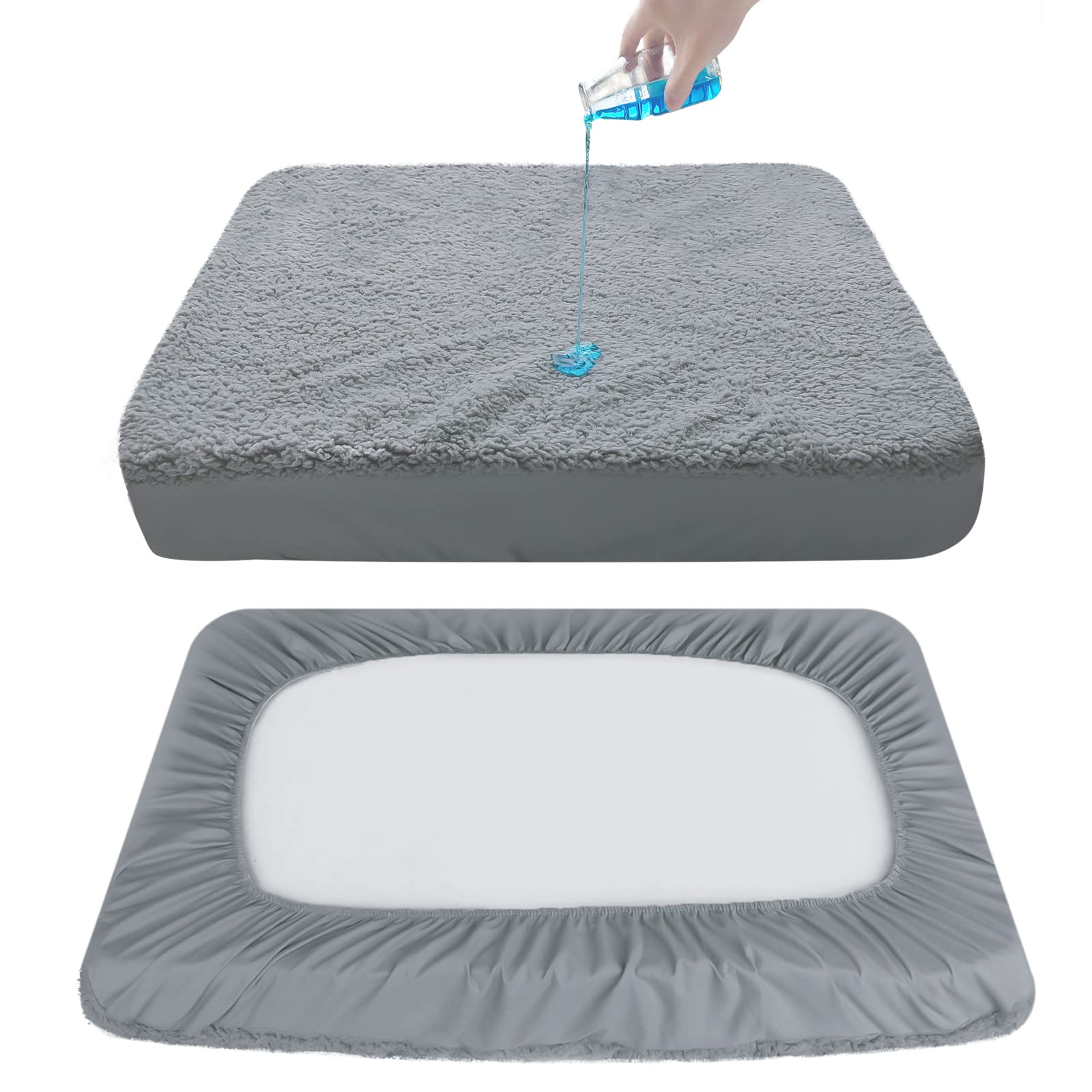 Moonsea waterproof layer prevents spills from soaking into the bed.