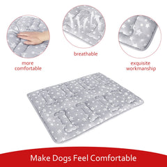 Moonsea crate mat anti-slip bottom keeps mat in place on hardwood floors