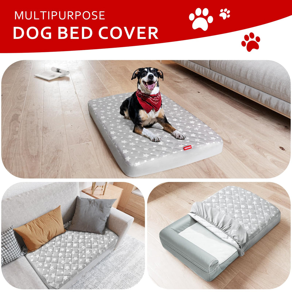 Moonsea 32x44 inch fit covers round or rectangular beds.