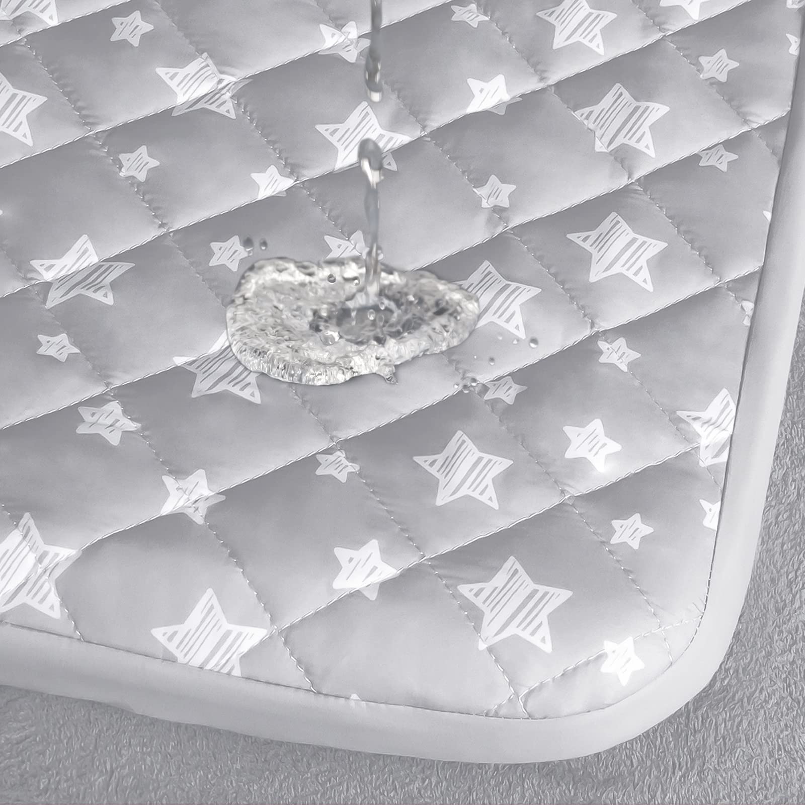 Moonsea waterproof bottom helps prevent liquid transfer to the bed underneath