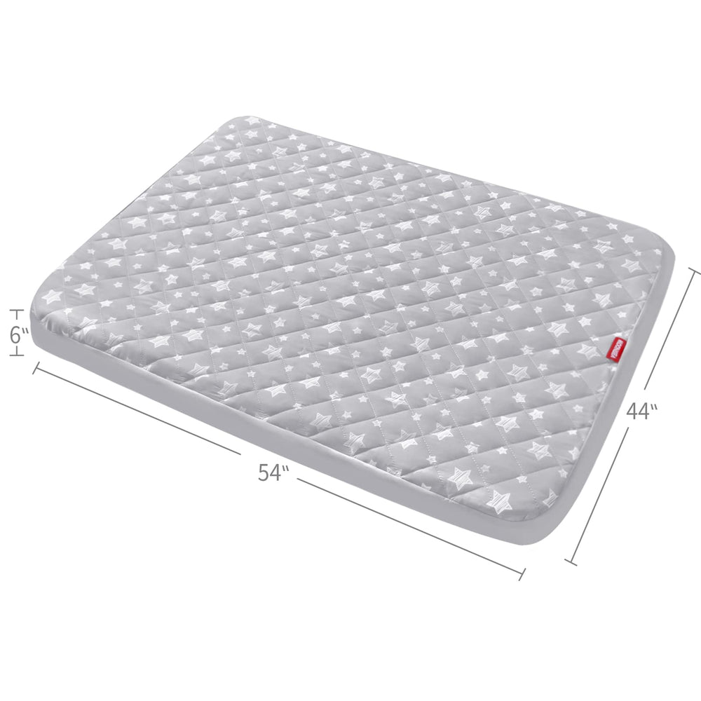 Moonsea waterproof bottom layer prevents leaks and keeps bedding dry