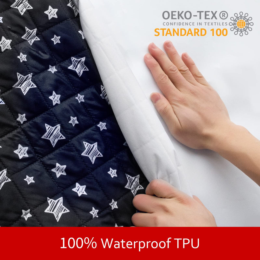 Moonsea waterproof bottom layer blocks leaks to protect pet bedding.