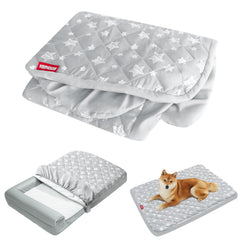 Moonsea waterproof dog bed cover 27x36 with star print for spills protection