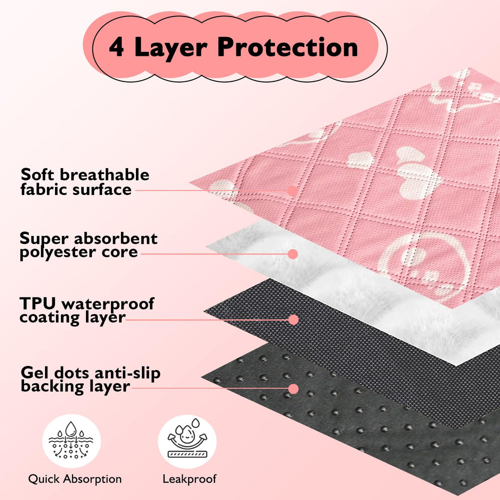 Mooydee guinea pig liner anti-slip bottom stays securely in place.