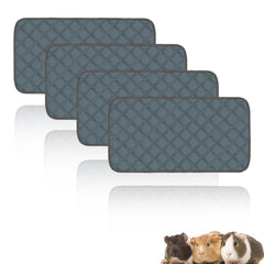 Mooydee guinea pig pads pack: four reusable liners for dry cages and easy cleaning.