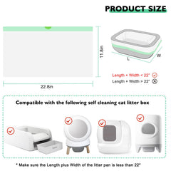 Mooydee heavy-duty 2.36 mil liners for leak-resistant containment.