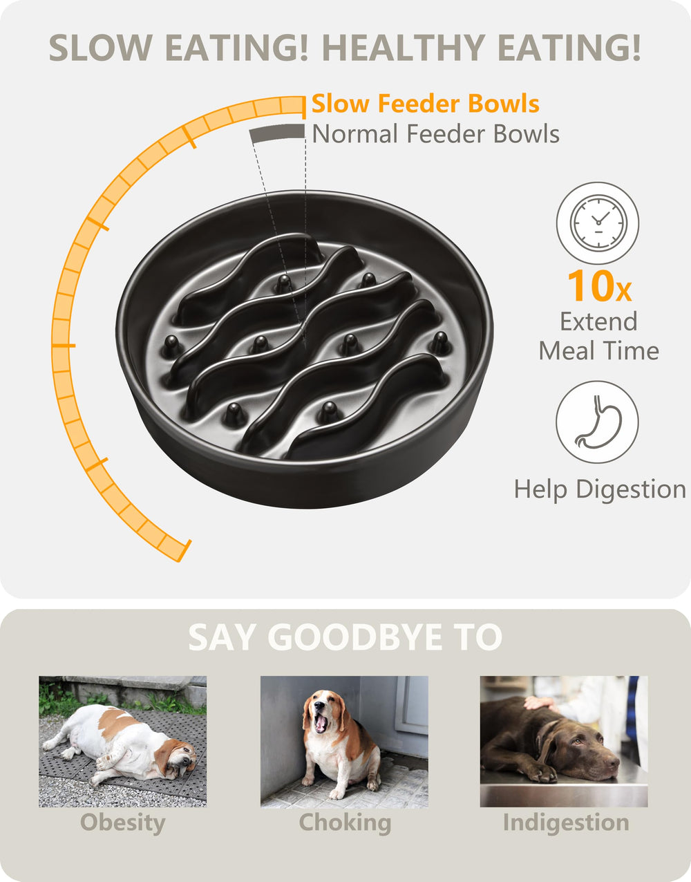 MOPANG dishwasher and microwave-safe ceramic bowl for easy cleaning.