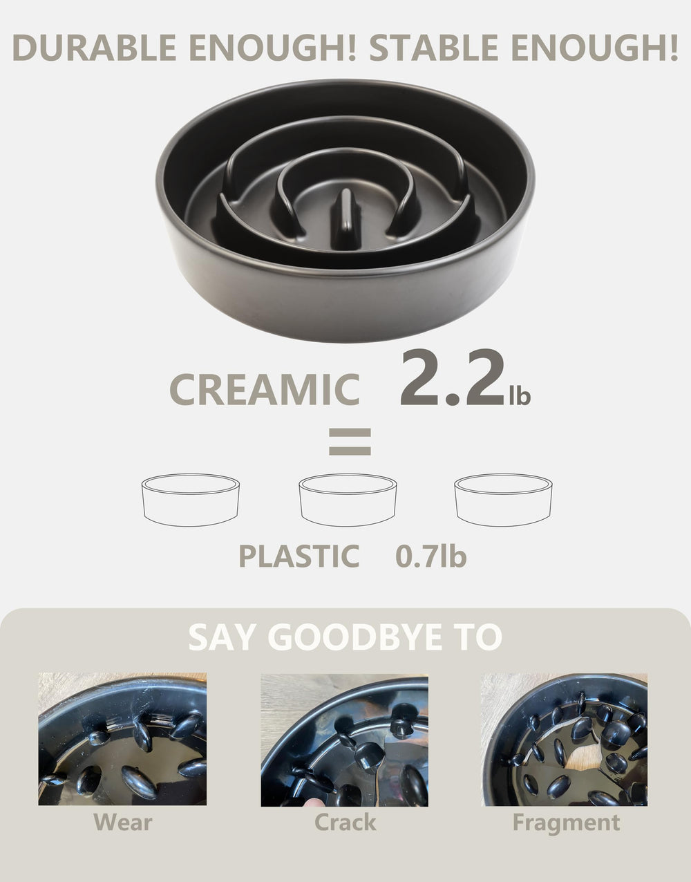 MOPANG dishwasher-safe ceramic bowl simplifies post-meal cleaning.
