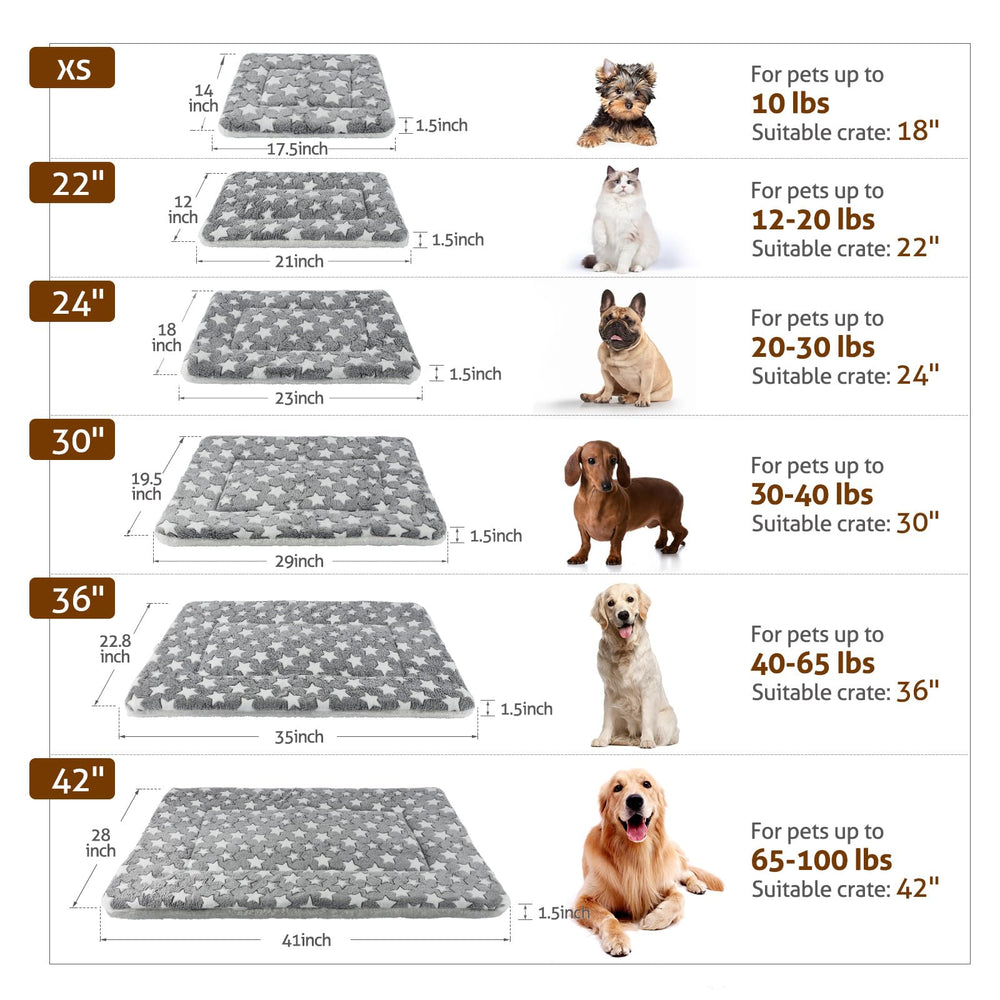 Mora Pets 23x18 inch bed grey fits most 24-inch crates.
