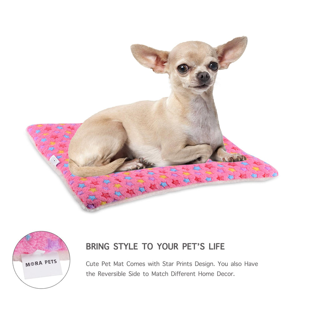 Mora Pets dog bed in crate shows car travel compatibility
