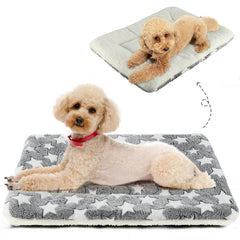 Mora Pets dog crate pad star print grey for crate comfort.