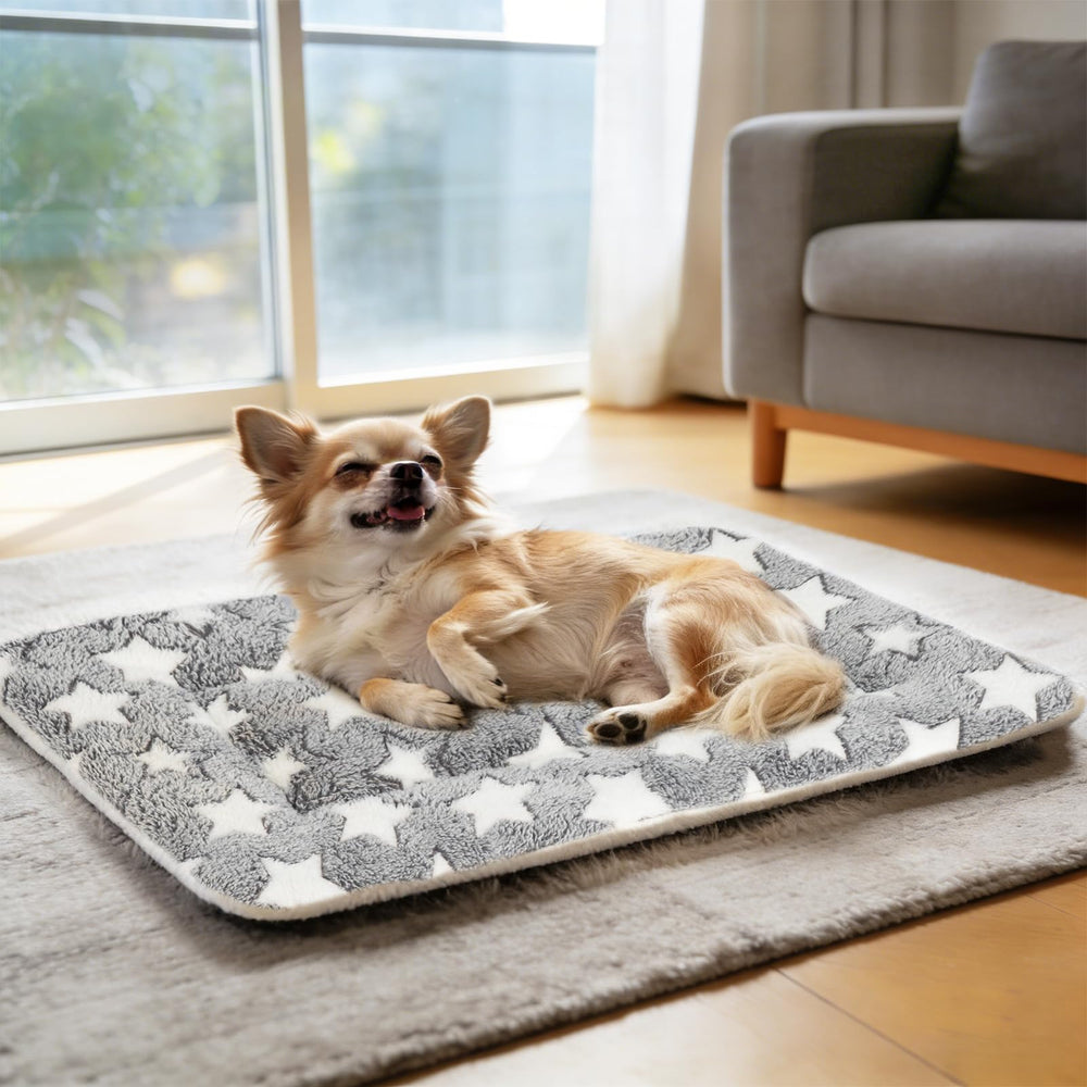 Mora Pets durable crate bed with cotton padding supports long-lasting use