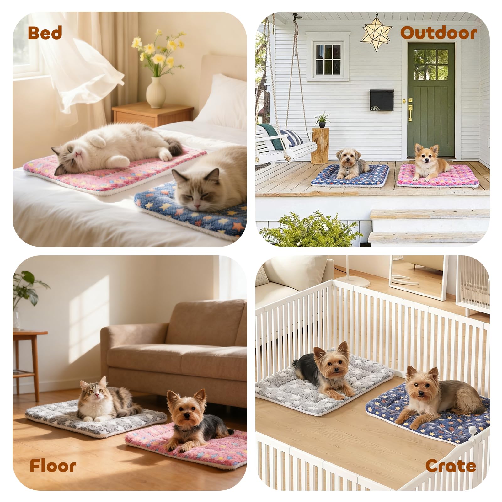 Mora Pets foldable lightweight pet bed for travel.