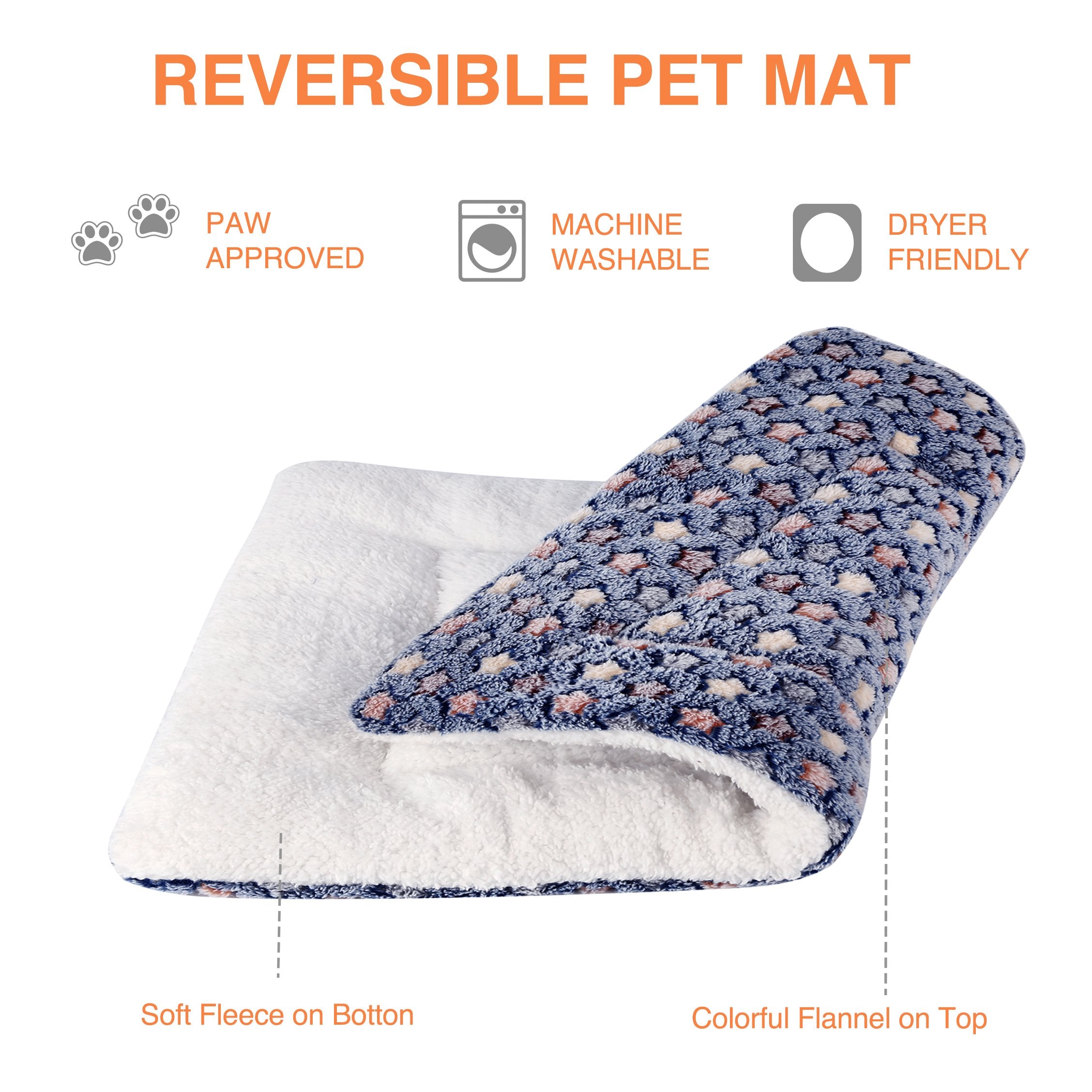 Mora Pets machine washable crate pad for easy cleaning.