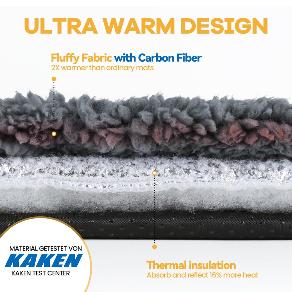 Mora Pets bed used indoors and outdoors for versatile warmth