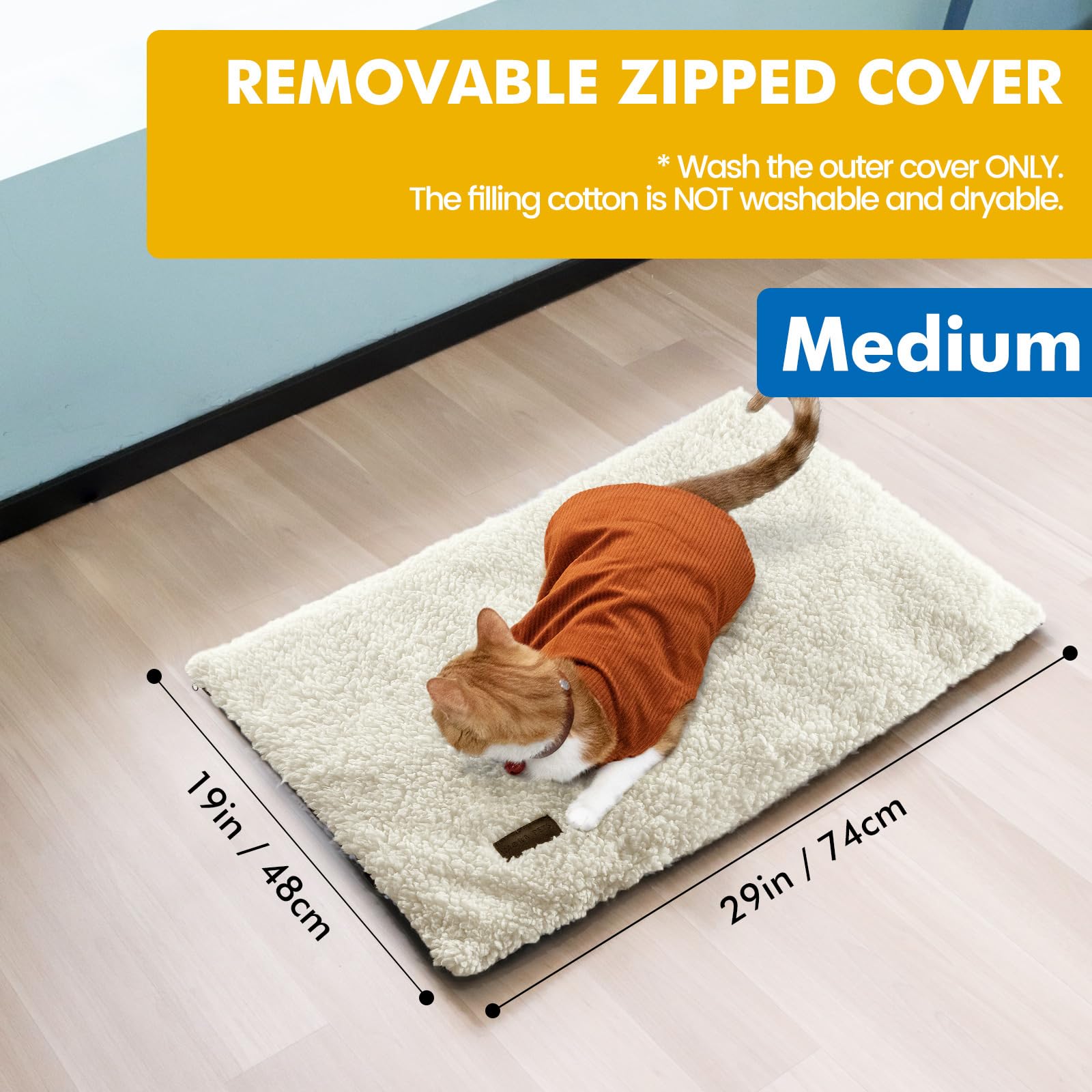 Mora Pets indoor-outdoor bed creates a warm safe space without electricity