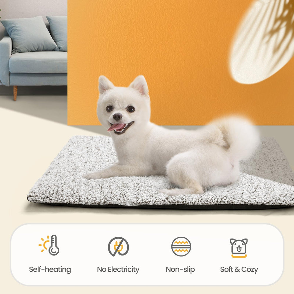 Mora Pets self-warming cat bed noiseless film for silent naps