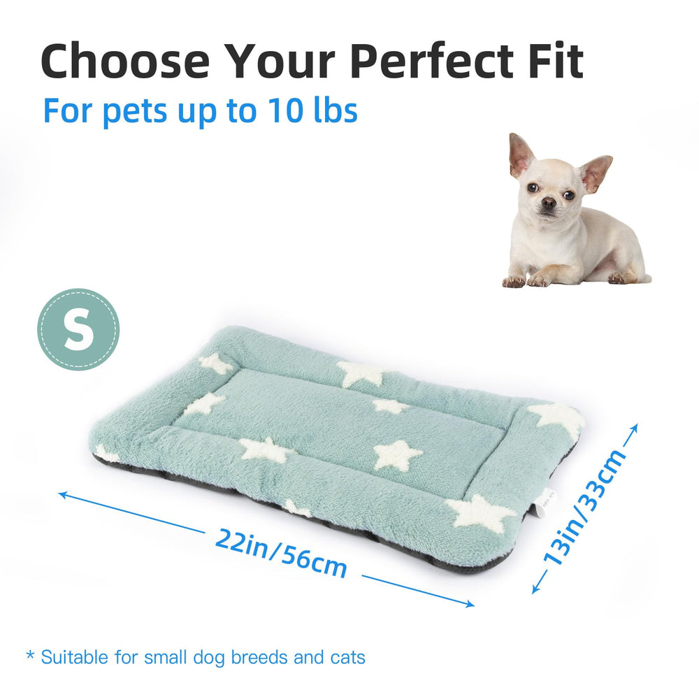 Mora Pets star design bed mat adds cozy style.