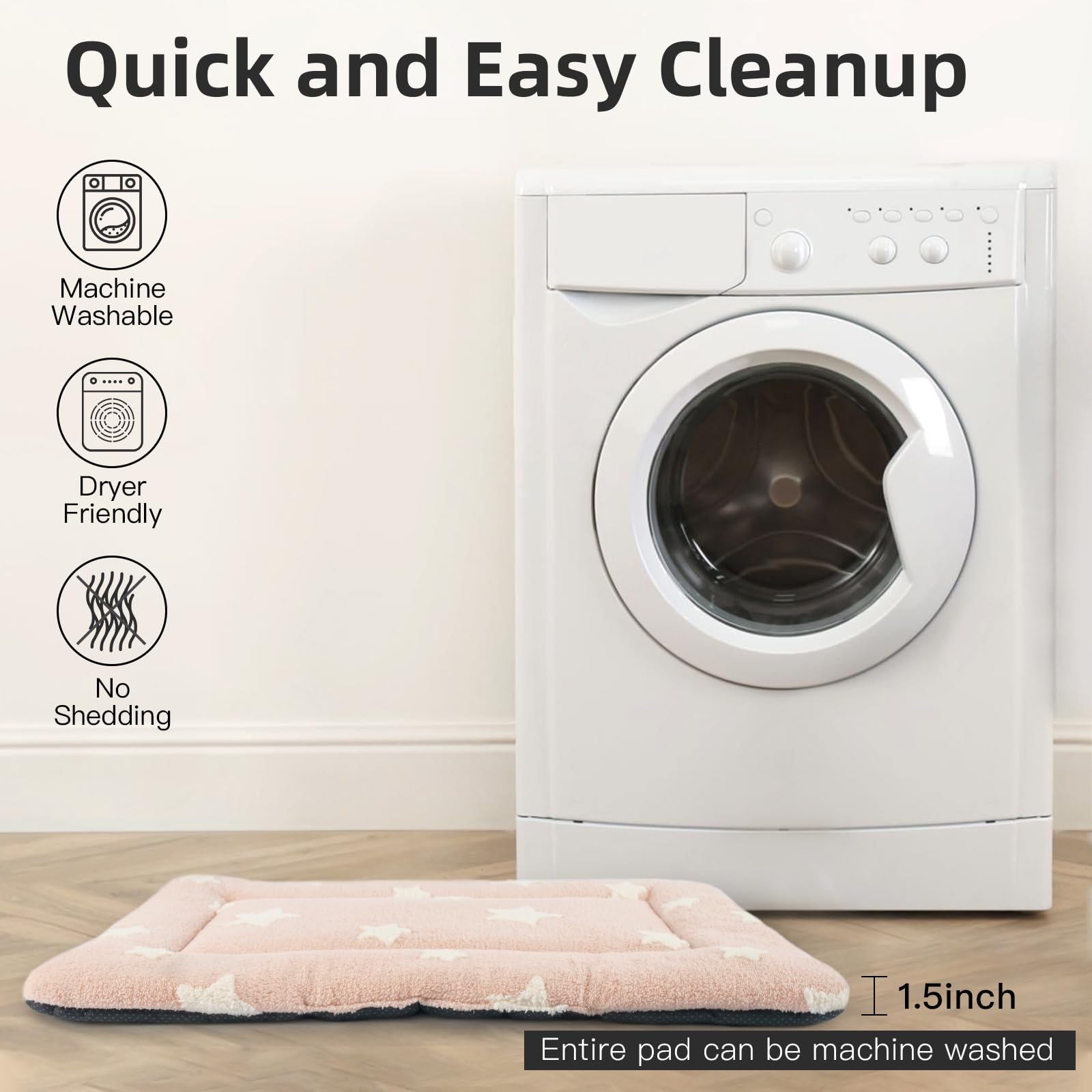 Mora Pets washable pet bed durable and easy-care for busy homes.
