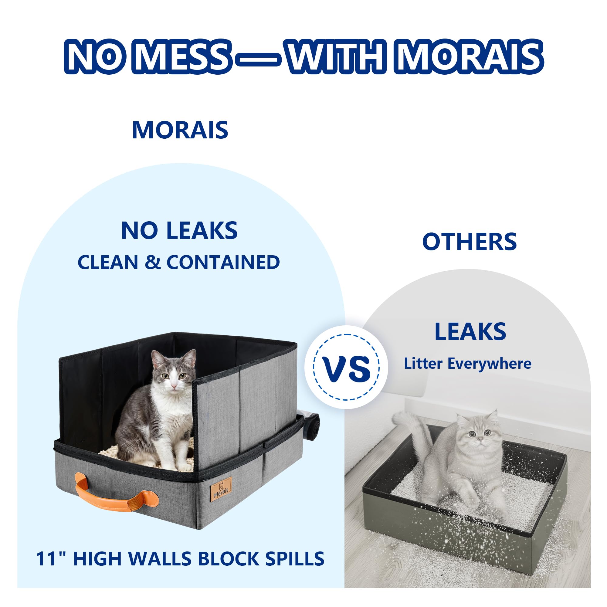 MORAIS included scoop aids quick cleaning on trips.