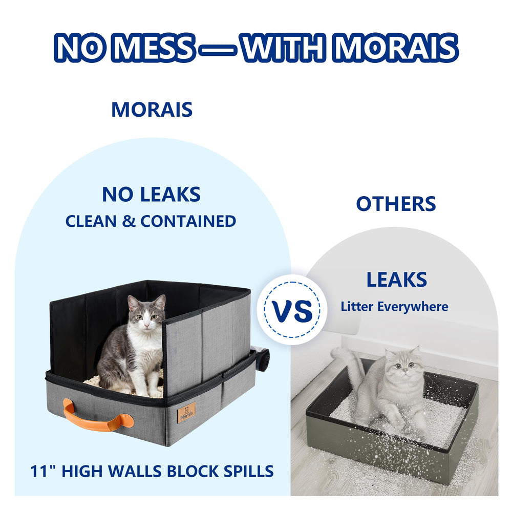 MORAIS included scoop aids quick cleaning on trips.