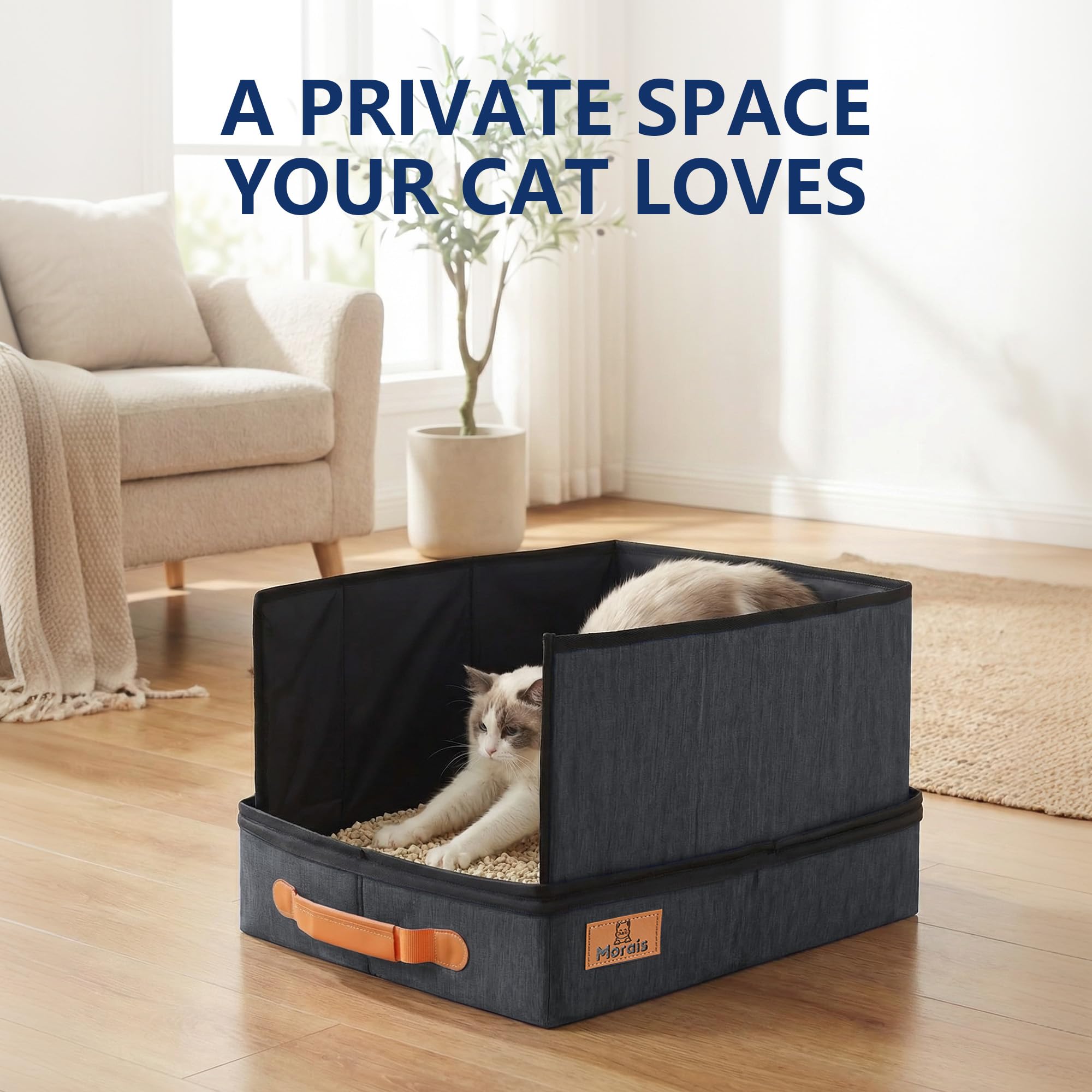 Morais waterproof interior is easy to wipe and keeps surfaces clean.
