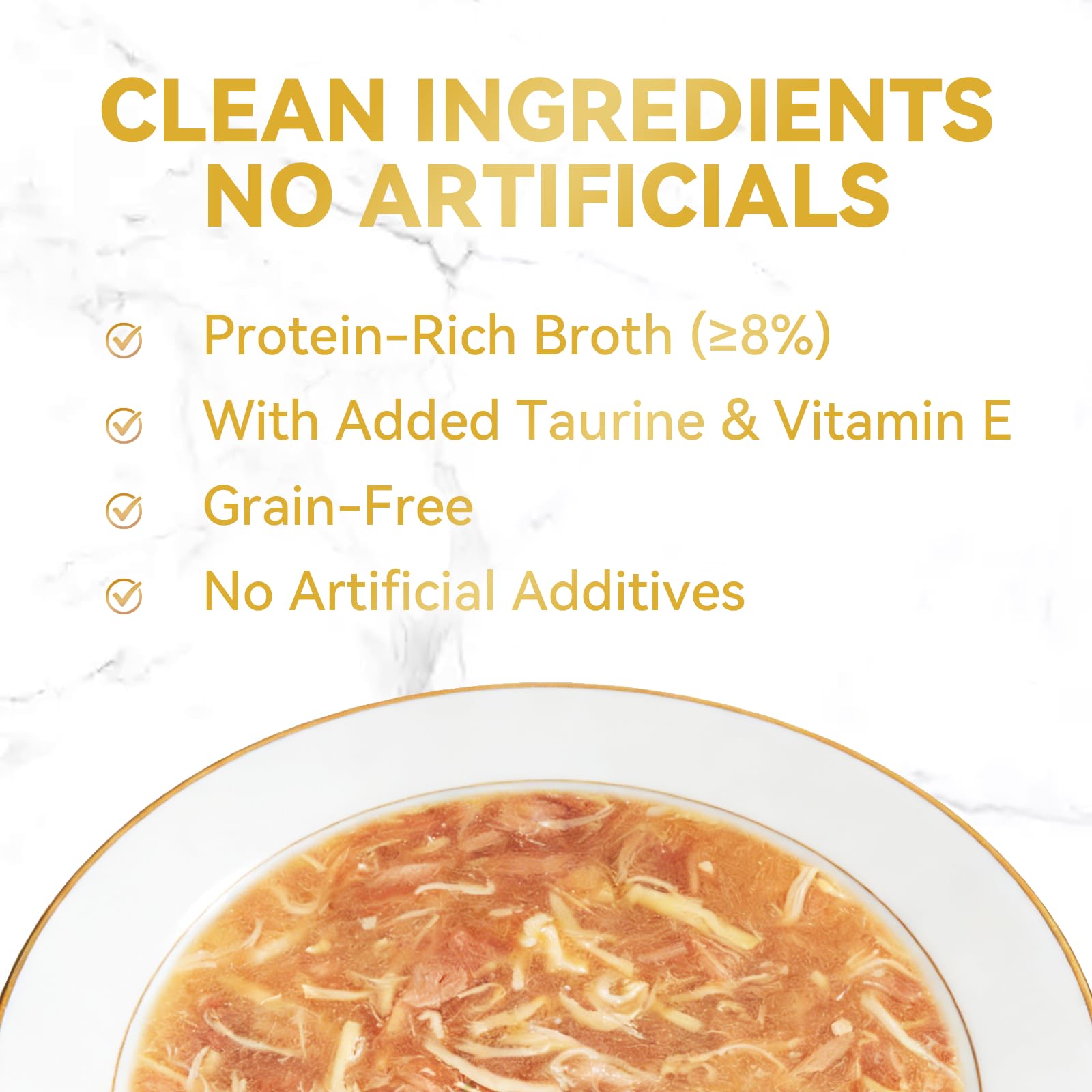 MordyLand grain-free ingredients list displayed on packaging.