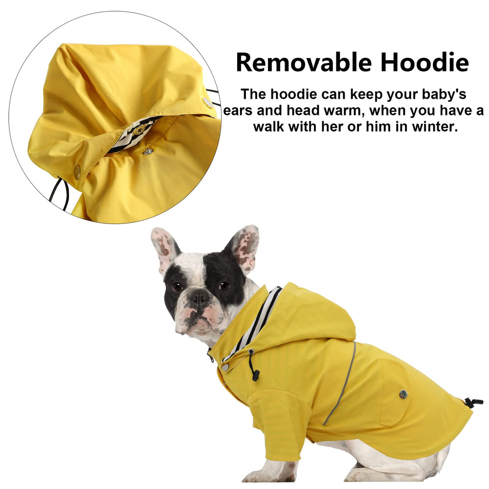 Morezi raincoat back pocket for small essentials.