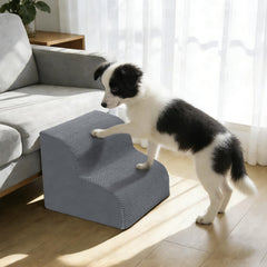 MOREZZF pet stairs detachable washable components for simple cleaning.