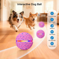 morhandisn interactive dog ball 3-mode function adapts play styles