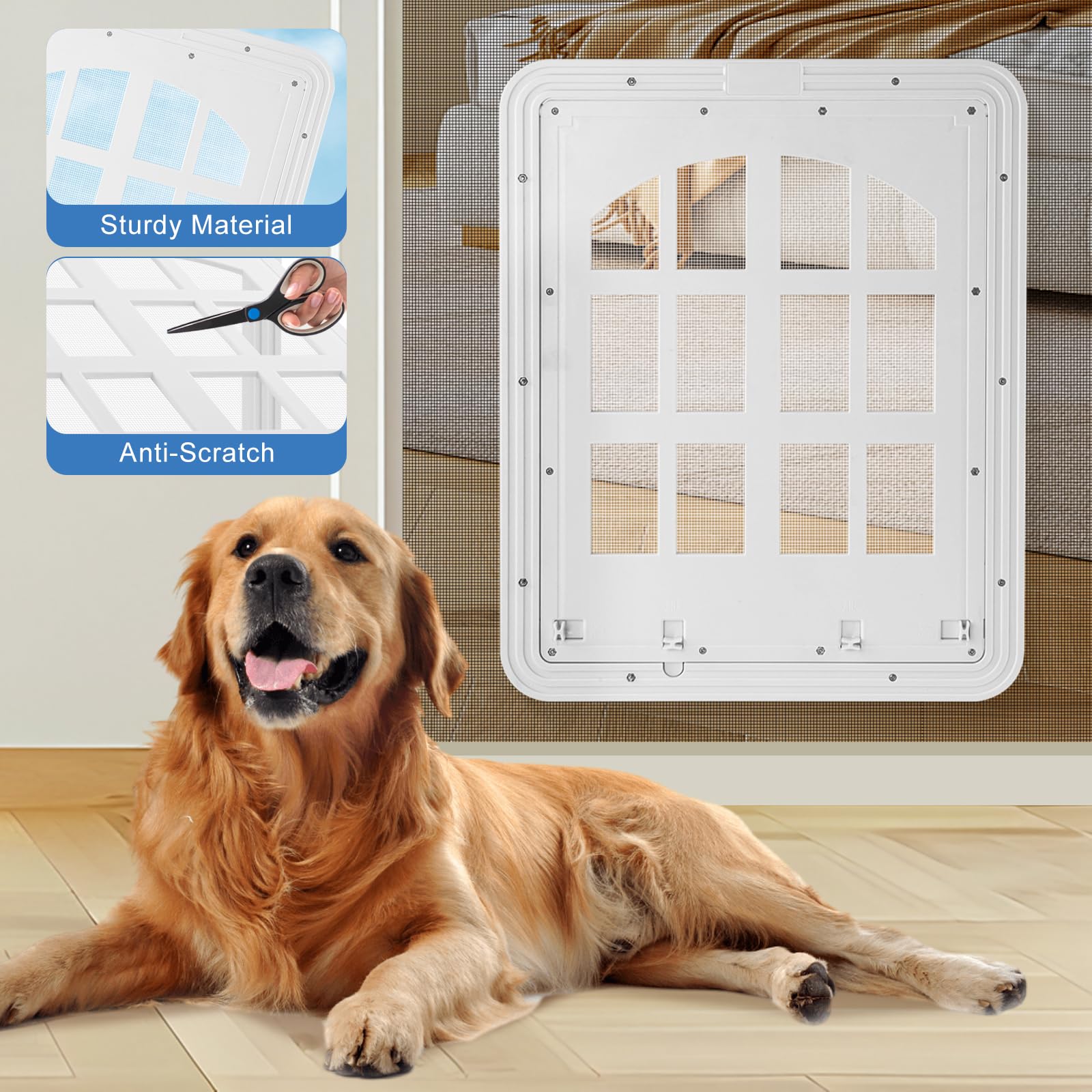 Morikey pet-friendly design supports free movement for dogs and cats.