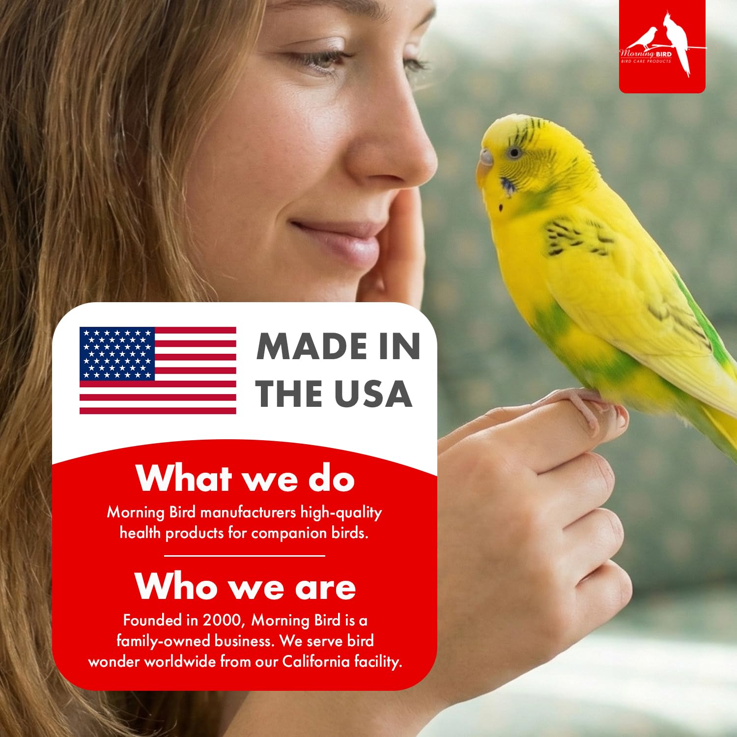 Morning Bird Calcium Plus Powder supports healthy breeding and egg-laying when used as directed.