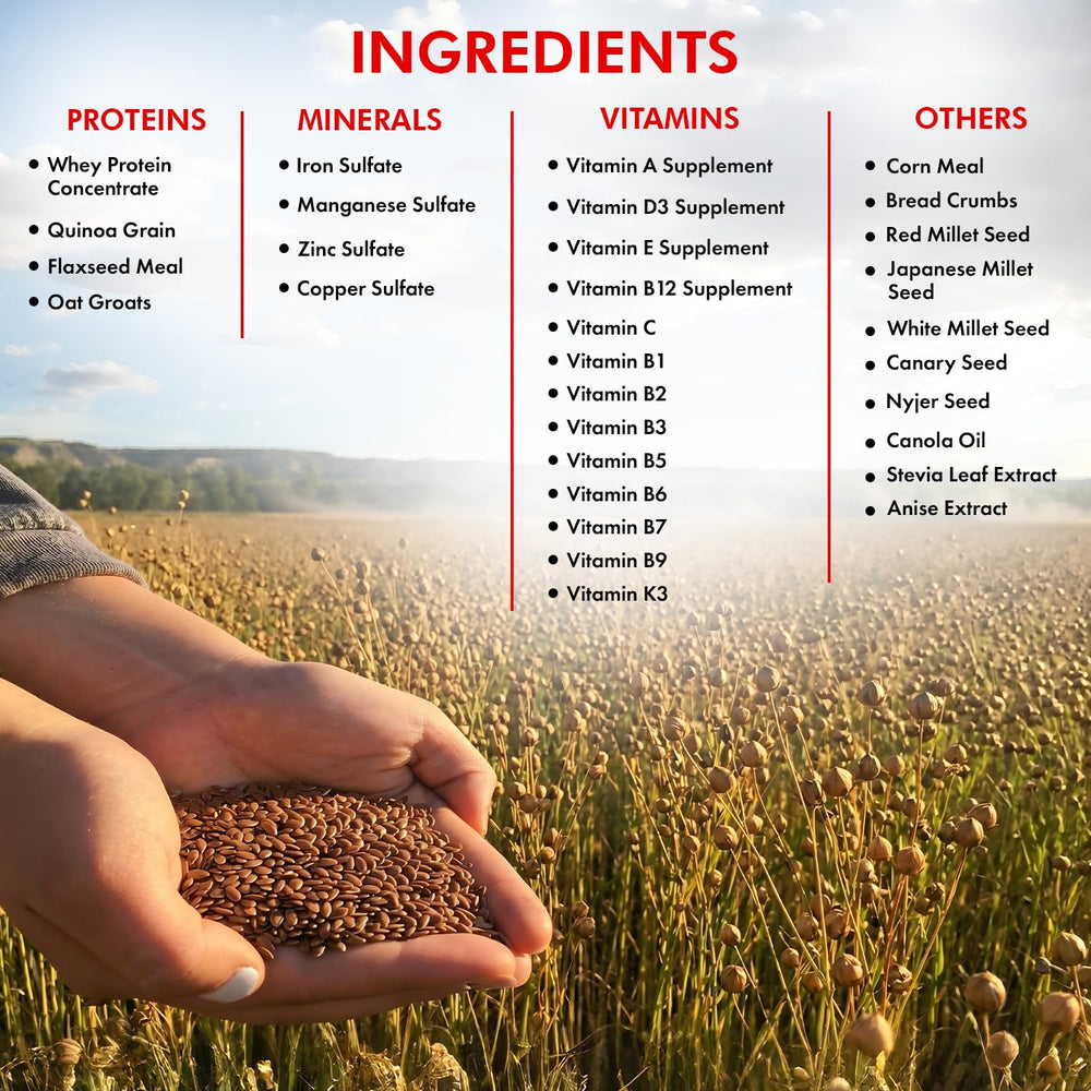 Morning Bird Miracle Meal easy-serving options for versatile feeding.