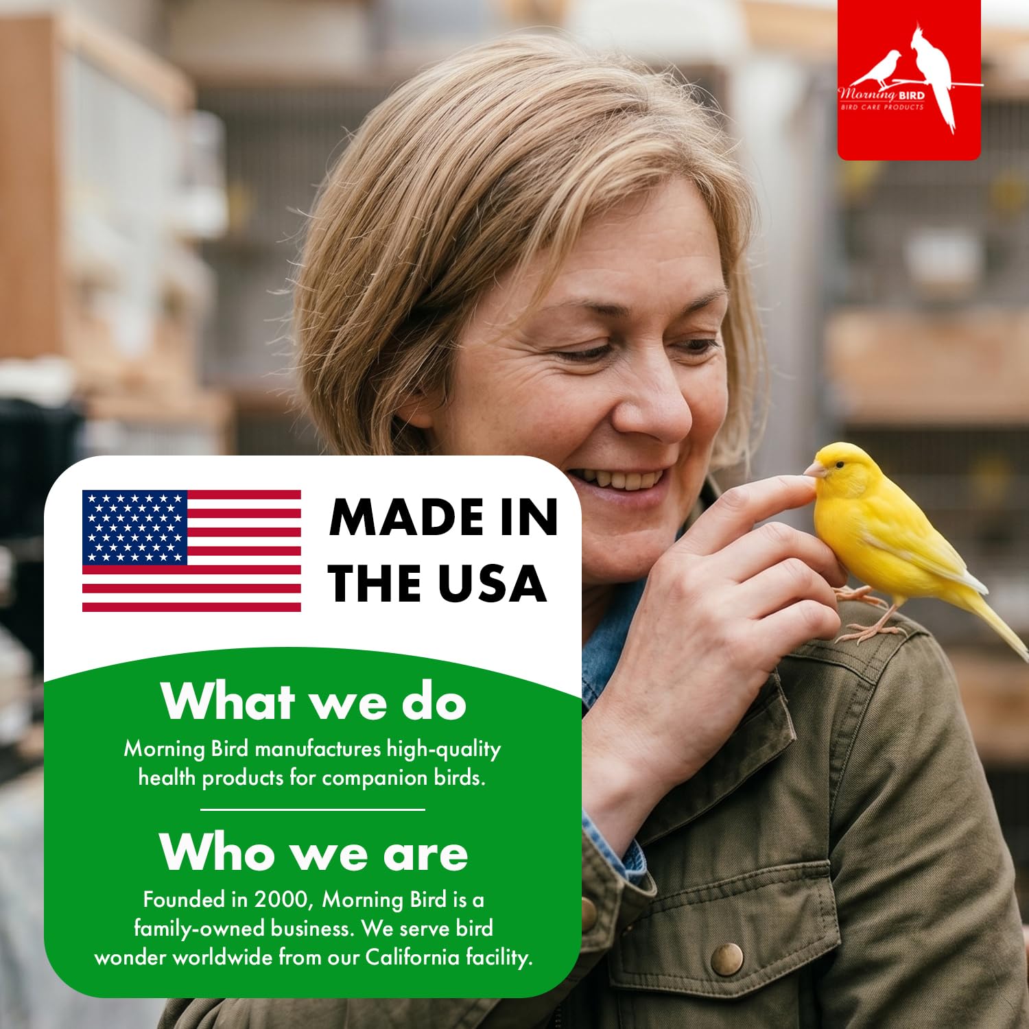 Morning Bird Miracle Meal supports healthy feathers and overall wellness.