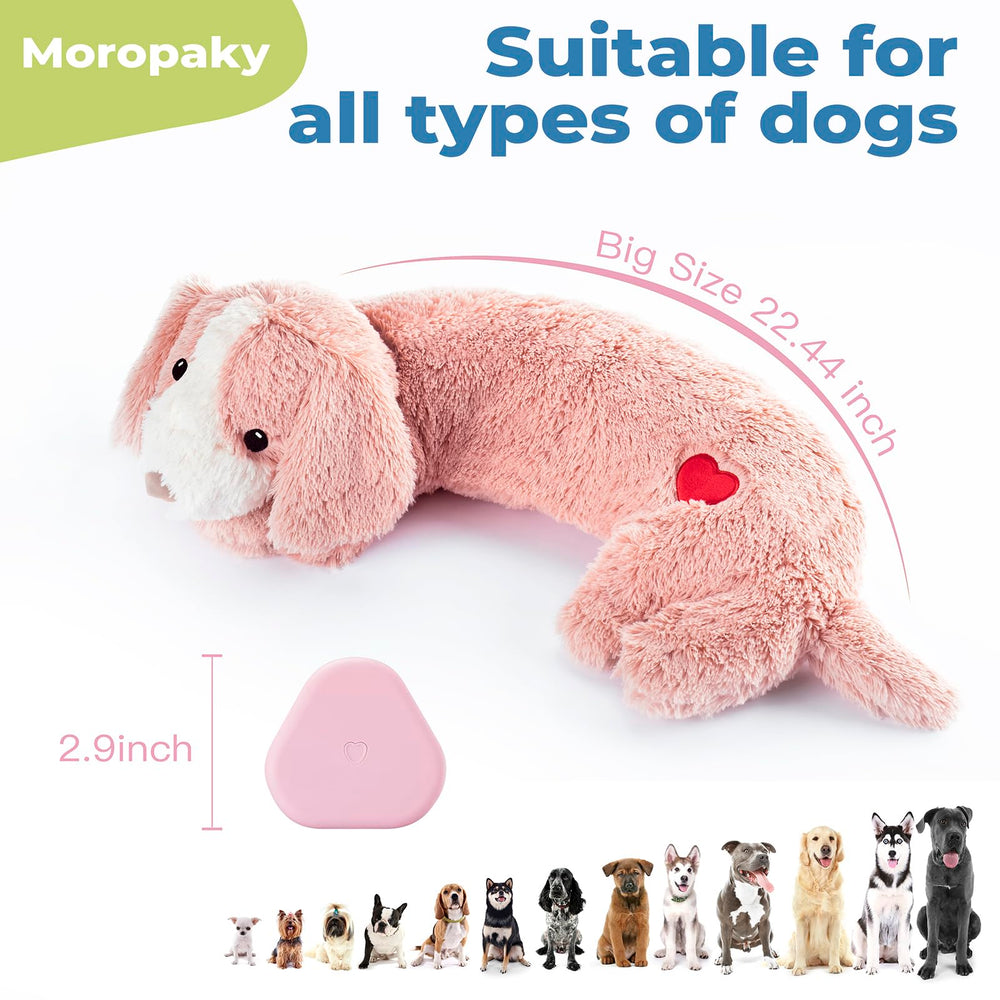 Moropaky heartbeat toy with removable heart battery compartment for washing