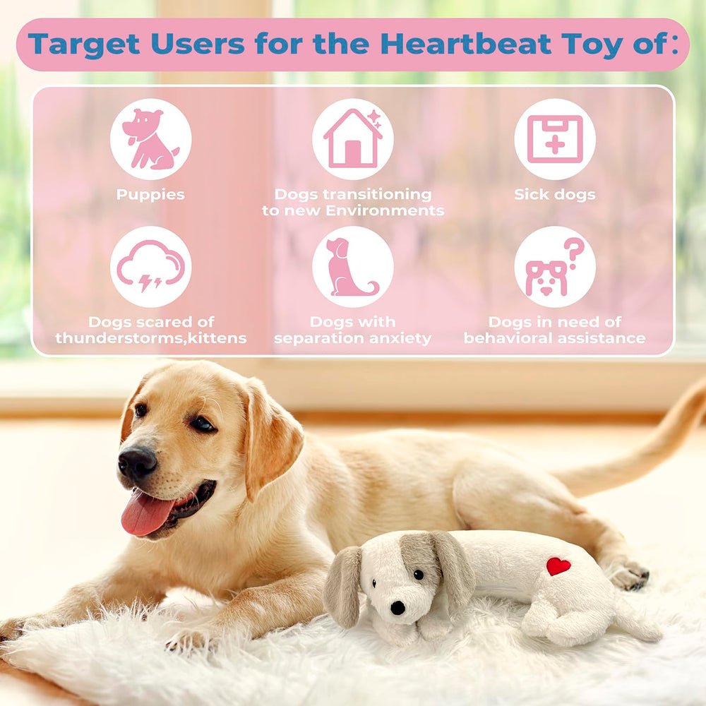 Moropaky Heartbeat Toy during a vet visit scenario for comfort