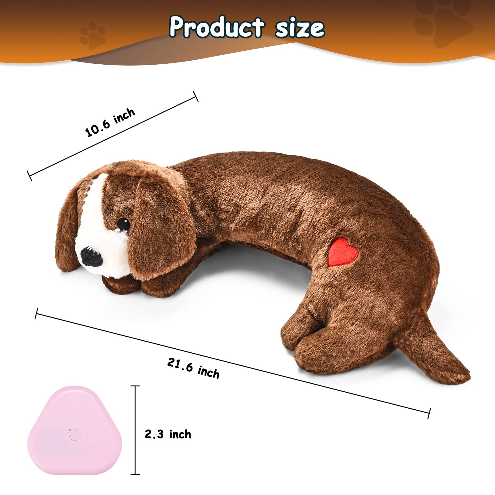 Moropaky Heartbeat Plush is washable for easy cleaning after adventures.