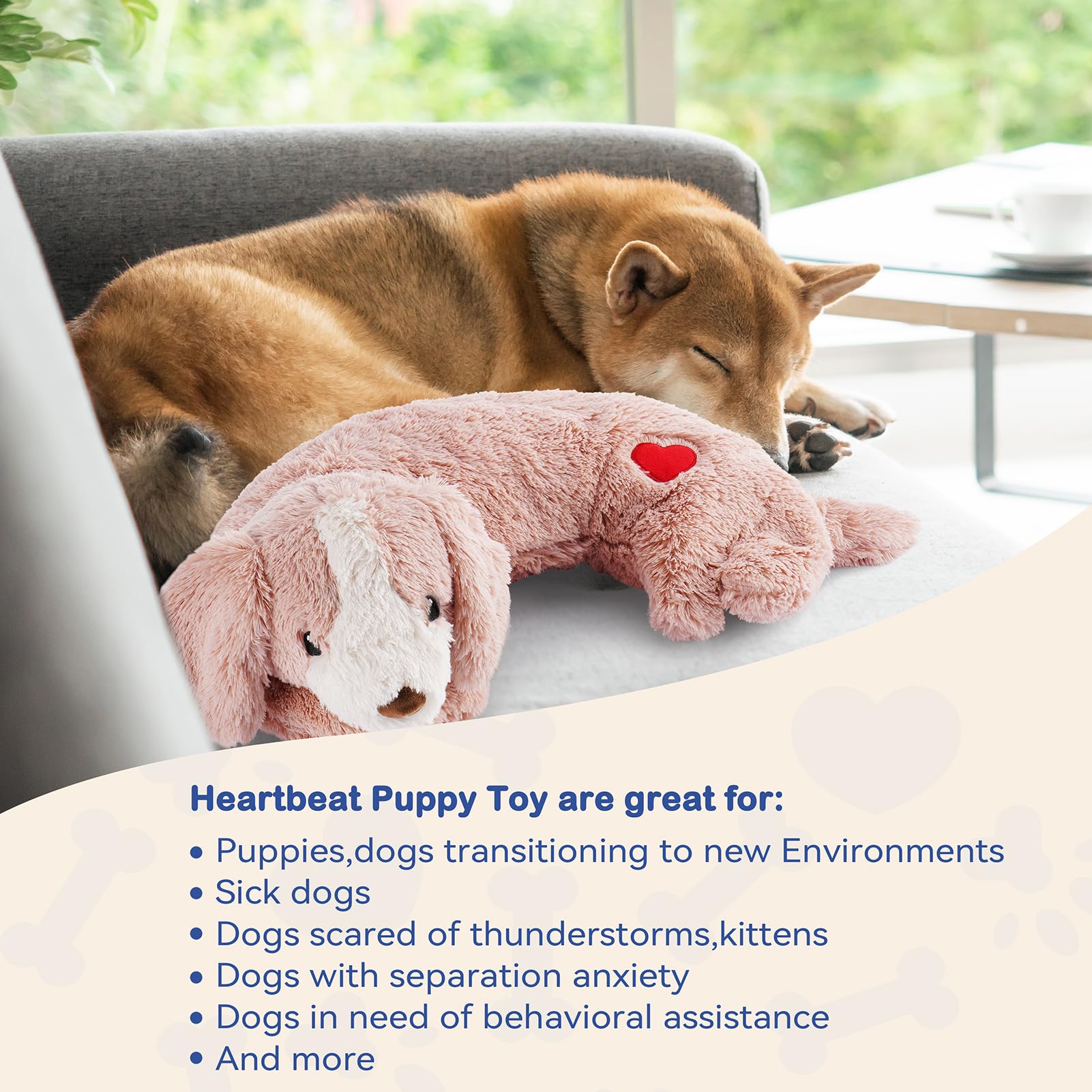 Moropaky puppy-relaxation toy encourages calmness and stress reduction