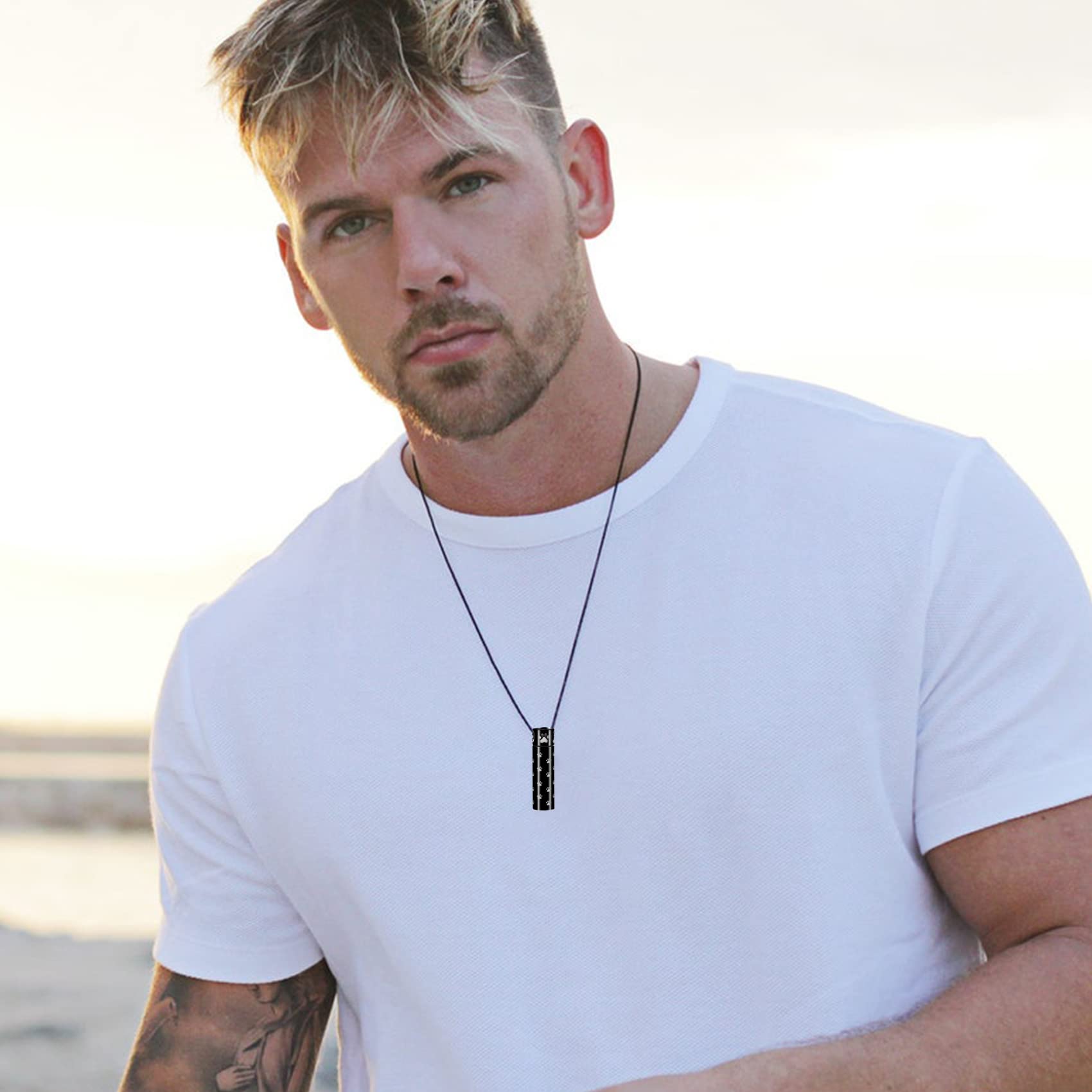 MOROTOLE dog urn necklace makes a thoughtful memorial gift for pet lovers.