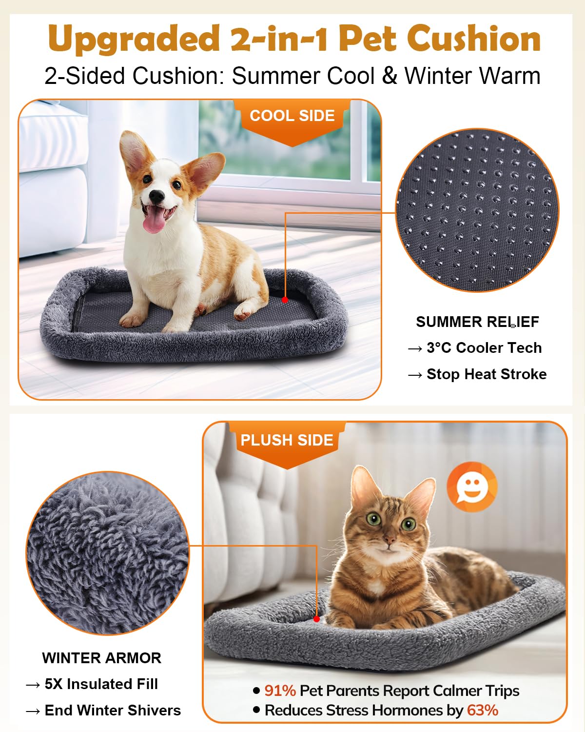 Morpilot cat carrier balanced mesh for visibility and airflow