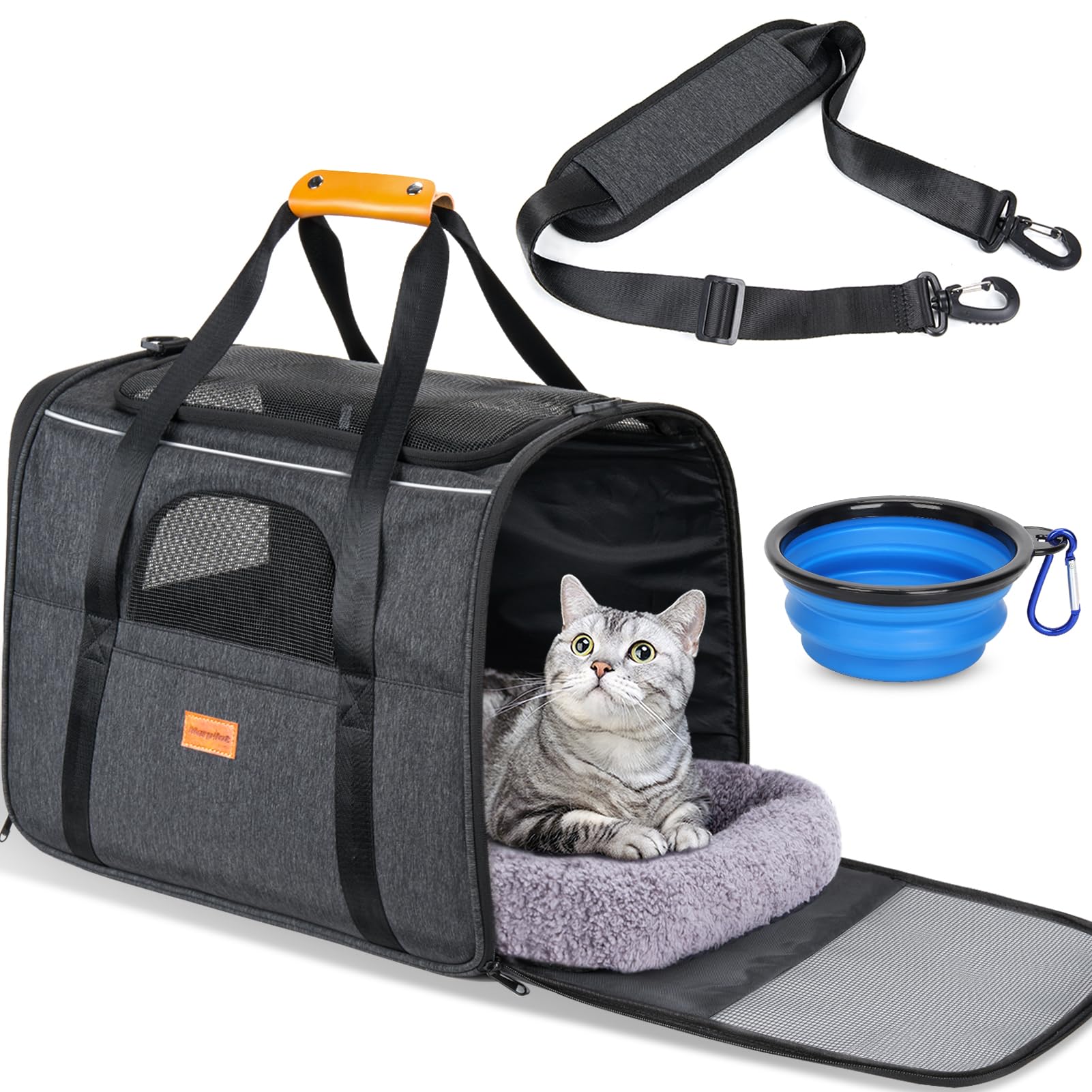 Morpilot Cat Carrier with spacious design for comfortable travel