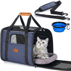 Morpilot cat carrier spacious design for comfortable travel stretches