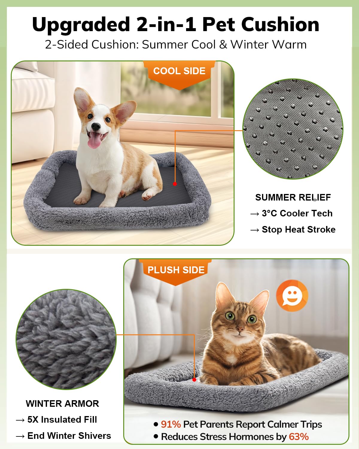 Morpilot pet carrier balanced-mesh-design for visibility and airflow
