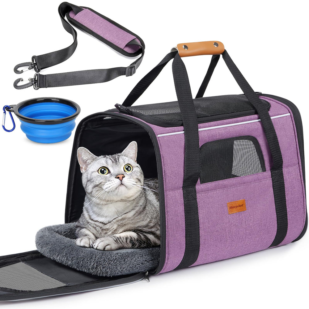 Morpilot Pet Travel Carrier Bag spacious interior for comfortable long trips