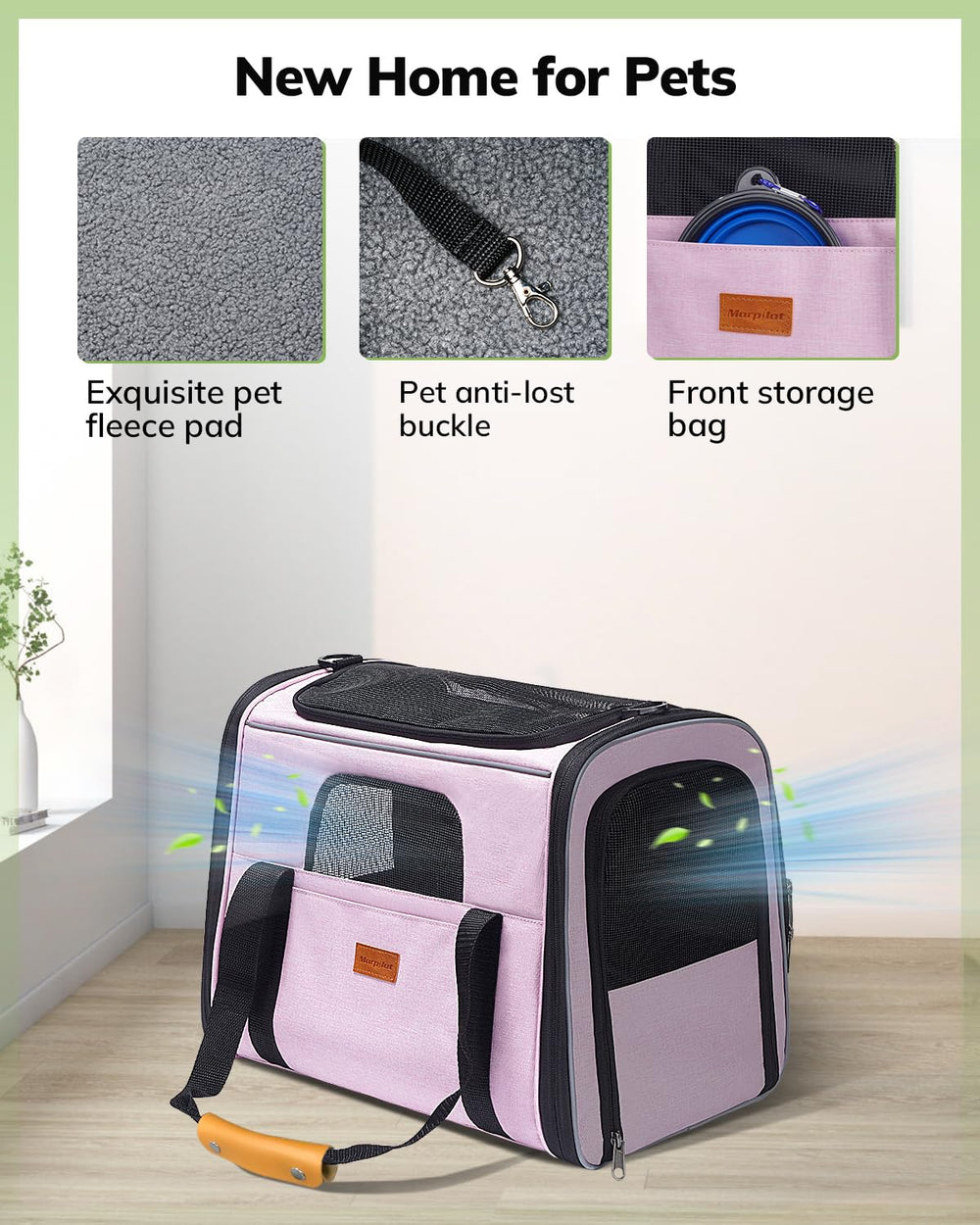 Morpilot carrier made with durable snow silk fabric for long-lasting use
