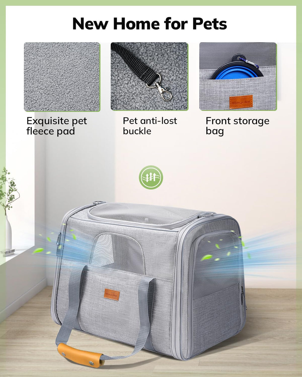 Morpilot secure buckle keeps pets safely contained during transit