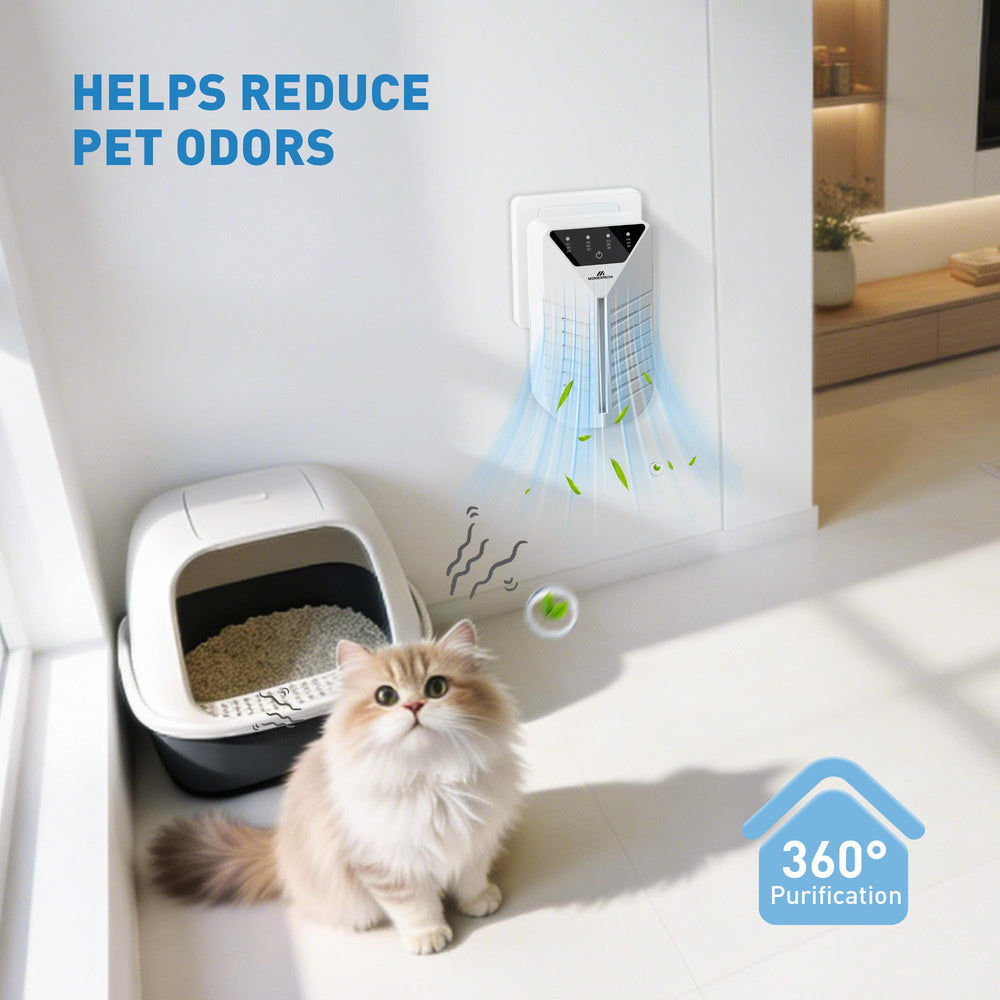Morrerfresh plug-in air ionizers design saves counter space.