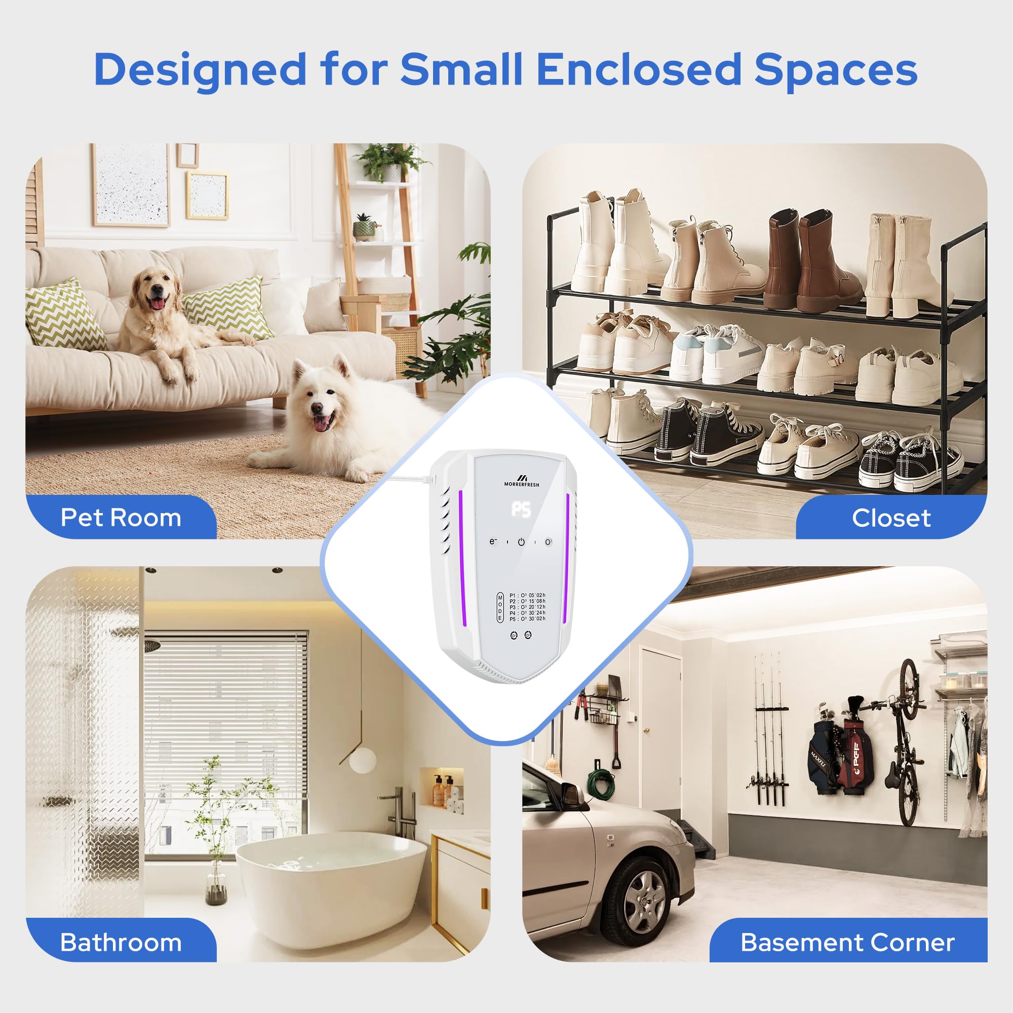 Morrerfresh compact pet air purifier designed for home use