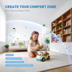 Morrerfresh four-cycle modes tailor purification for different rooms.